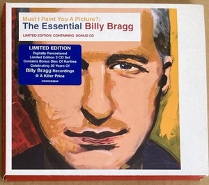 CD★BILLY BRAGG 「MUST I PAINT YOU A PICTURE?: THE ESSENTIAL」　ビリー・ブラッグ、3枚組、ベスト盤