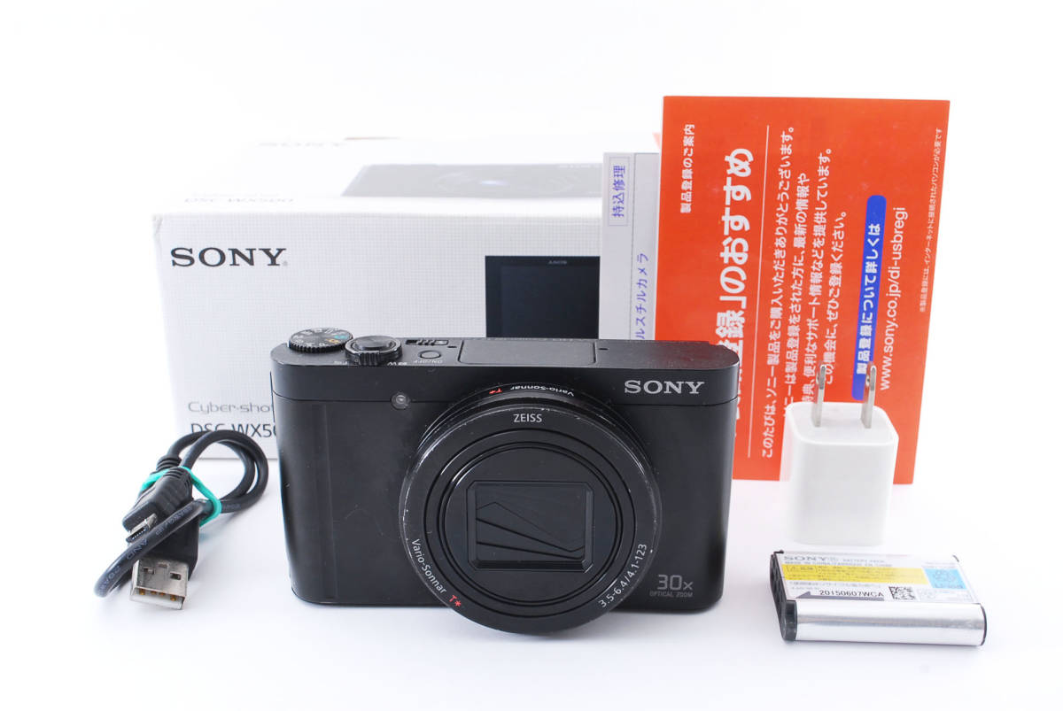 保障できる】 【値下げ】保証書付SONY Cyber−Shot WX DSC-WX500(B