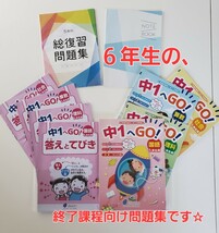 文溪堂 小学校6年間の総まとめ 問題集 算数 国語 理科 社会 中1へGO！ 答えとてびき付 ( 進研ゼミのDMでもらったおまけ付 ) 小学生 6年生 _画像1