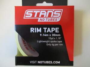 STAN'S NOTUBES リムテープ 9.14m×30㎜幅　チューブレスレディ 定形外220円