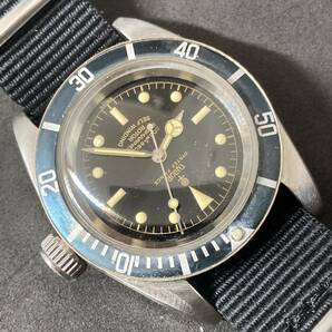 TUDOR チュードル サブマリーナ submariner アルゼンチン軍 ARA仕様 8mmリューズ 小薔薇 ミラー 黒文字盤 サークル有 ガードなし ゴーストの画像2