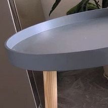 ラウンドサイドテーブル1PCE モダン 北欧デザイン ナチュラル シンプル エンドテーブル コーナーテーブル 寝室 バルコニー 持ち運び簡単_画像8