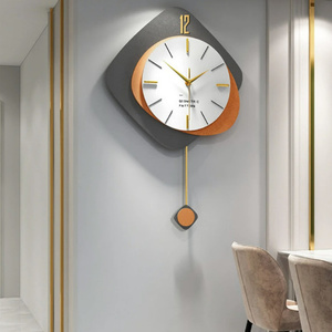 ラウンドウォールクロック1PCE クオーツムーブメント 北欧デザイン シンプル 高級感 モダン リビング ベッドルーム カフェ 壁掛け時計