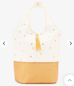  new goods ] eko-bag / my bag Afternoon Tea LIV1NG Afternoon Tea living HQ67 flower keep cool shopping LAP bag L yellow 