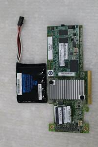 S0037(2) & L IBM 46C9111 M5120 12GB/S RAID PCI-e 3.0 X8 SAS/SATA カード バッテリー付き ( ブラケットなし )-