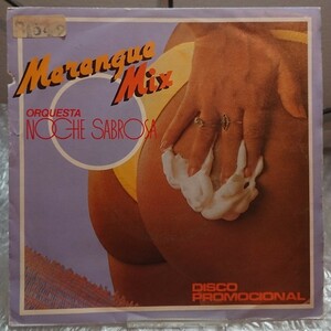 ★Tバックエロジャケ★Orquesta Noche Sabrosa - Merengue Mix * フェロモン スペイン盤 7inch 片面プレス