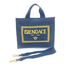 □□ FENDI フェンディ FENDI×VERSACE フェンダーチェ サンシャイン 8BH386-AJT0-228 ブラック やや傷や汚れあり_画像10