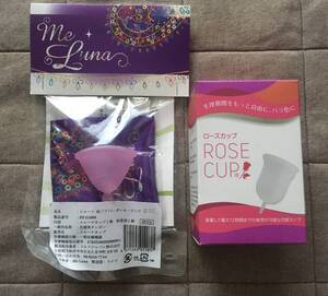 月経カップ　2セット　ローズカップ　メルーナ　ROSE　CUP　一般医療機器　月経処理用タンポン　メルーナカップ　ローズカップ　生理用品