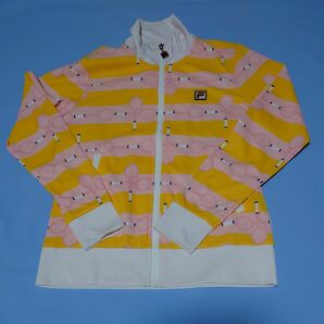 フィラ　FILA　テニス　ジャケット　ラケットモチーフ柄