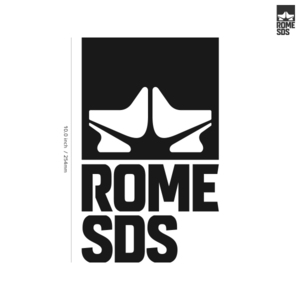 【ROME SDS】ローム★01★ダイカットステッカー★切抜きステッカー★10.0インチ★25.4cm