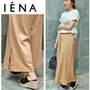 IENA　CODELANEJERSY フロントタックパンツ