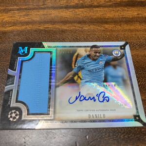 【Danilo /ダニーロ】2018-19 Topps UEFA Champions League CHROME ジャージオート　マンチェスターシティ　レアル　ユベントス