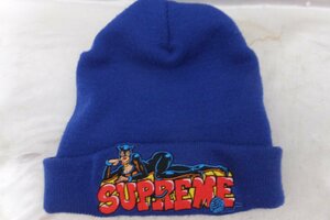 Supreme シュプリーム キャットウーマン ビーニー ブルー系 キャップ 帽子