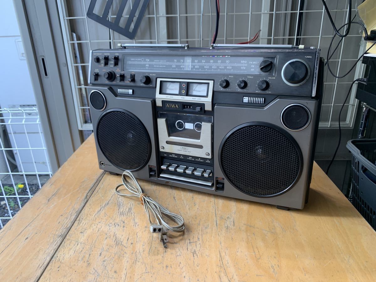 AIWA TPR-820 ラジオのみ 通電確認OK ビンテージ ステレオラジカセ-