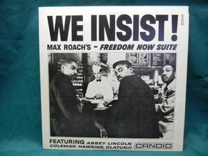 WE INSIST! MAX ROZCH'S FREEDOM NOW SUITE ● CANDID ● LP ● レコード