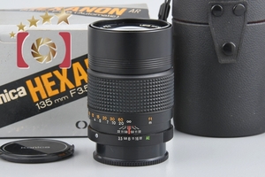 【中古】KONICA コニカ HEXANON AR 135mm f/3.5 AE 元箱付き