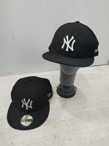 送料無料S74573 NEWERA2点セット　ニューエラ　60.6cm　57.7cm　Low Profile 59FIFTY ヤンキース キャップ