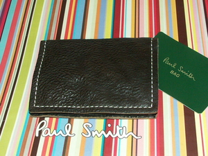 *471* new goods regular goods Paul Smith Vintage leather ticket holder 