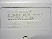 任天堂 Nintendo スーパーファミコン 純正 コントローラー 2個セット 　 SHVC-005 動作確認済_画像9