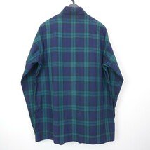 16SS PHINGERIN フィンガリン BEAUTY&YOUTH NIGHT SHIRT コットン ブラックウォッチ チェック ナイトシャツ パジャマシャツ GREEN M_画像2