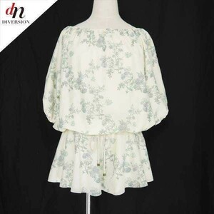 BED&BREAKFAST bed and blur k fast short sleeves floral print combination nezon all-in-one OFF WHITE S