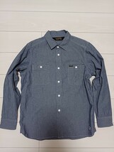 【美品】BLUCO WORK GARMENT シャンブレーシャツ メンズSサイズ_画像1