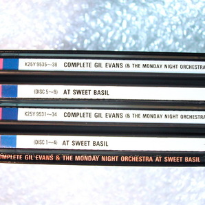 ギル・エバンスCD8枚組BOX/COMPLETE GIL EVANS & THE MONDAY NIGHT ORCHESTRA AT SWEET BASIL/アット スイート ベイジル完全盤!!名盤超レアの画像4