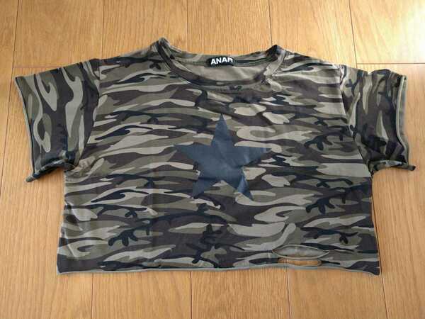 ◆USED◆アナップ　ANAP ボレロ丈 半袖Tシャツ　サイズ：フリー