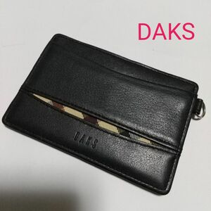 DAKS パスケース レザー ダックス 定期入れ カードケース