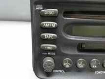 ファンカーゴ　NCP20　オーディオ　CD　カセット　AM　FM　プレーヤー　デッキ　ステレオ 　86120-52090-C0　純正　21374　伊t_画像2