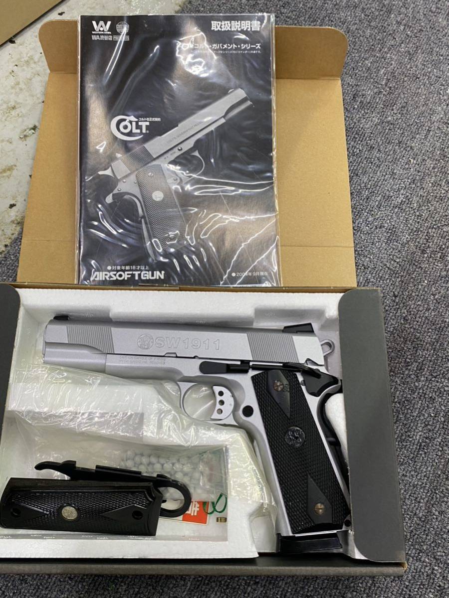 WA SW1911 SCW3 S&W ガンサイトエディション 純正HW ガスブロ 売行き