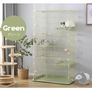  cat cage cat cage pet cage pet accessories 3 step cat supplies green 