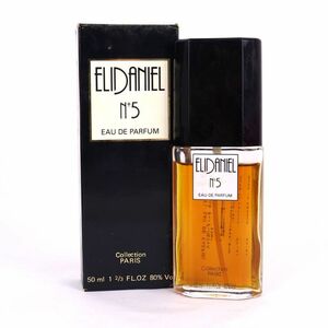 エリダニエル 香水 №5 オードパルファム EDP 残9割程度 キャップダメージ有 フレグランス レディース 50mlサイズ ELIDANIEL