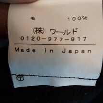 ワールド レディース M サイズ長袖カットソー プレミアム 123 黒_画像7