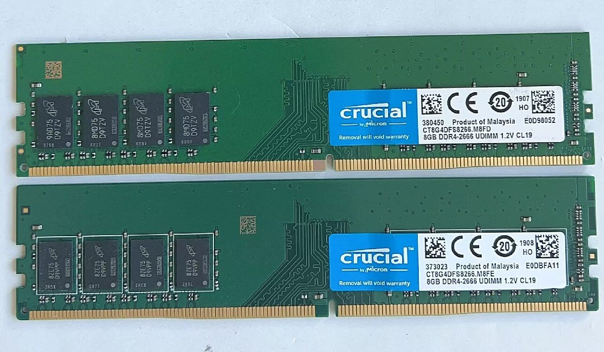 メモリー ノートPC用メモリ DDR4 16GB 動PC4-2400R 作未確認 ジャンク