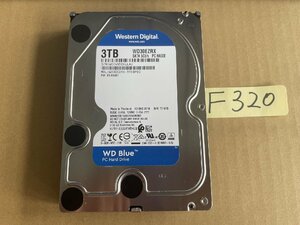 送料無料 Western Digital WD30EZRX Blue 3TB 3.5インチ SATA HDD3TB 使用時間8372H★F320