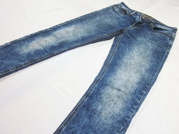 送料無料!!　AMERICAN EAGLE OUTFITTERS　アメリカンイーグル　EXTREME FLEX　SUPER SKINNY　ケミカル　ストレッチデニム　30　W約76CM