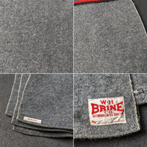 40s 【W.H.BRINE】 Wool Blanket/ 40年代 ウール ブランケット アウトドア キャンプ スポーツ ネイティブ ビンテージ ヴィンテージ 30s50s _画像7