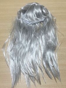  wig silver . silver long he Appli sila cosplay stylish change equipment fashion accessories net attaching anime game character 