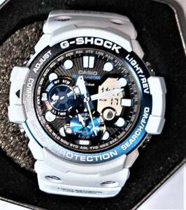 新品同様　アナデジ　G-SHOCK　ジーショック　ガルフマスター GULFMASTER GN-1000C　ホワイトグレー　55