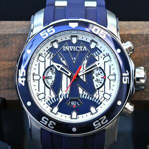 INVICTA インビクタ『MLB New York Yankees 42846』★電池式★100ｍ防水★シリコンラバーバンド★ケース48mm