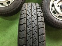 送料無料 ラジアルタイヤ ダイハツ スチール 4H110 グッドイヤー カーゴプロ 145R12 6PR 2018年製造 希少なPCD110_画像7