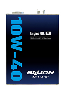 BILLION OILS ビリオンオイルズ　エンジンオイル　１０W－４０　４L BOIL-10W04　アウトレット品