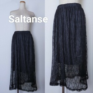 ☆美品　Saltanse　レーススカート　チュールスカート　ロングスカート　