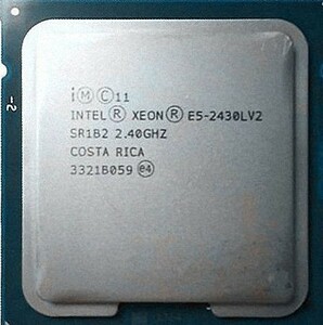 2個セット Intel Xeon E5-2430L v2 SR1B2 6C 2.4GHz 15MB 60W LGA 1356