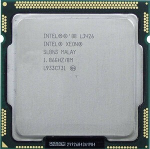 Intel Xeon L3426 SLBN3 4C 1.87GHz 8MB 45W LGA 1156 DDR3-1333