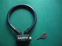 お宝　ワイヤーロック SANYO JO-008_画像1