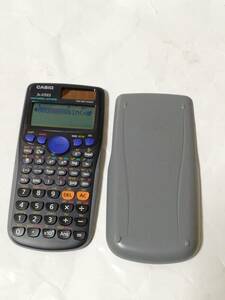 【中古美品】カシオ CASIO 関数電卓 fx=375ES 微分積分・統計計算・数学自然表示 394関数・機能 fx-375ES ブラック 黒 動作確認済み 