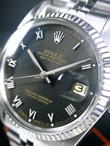 本物 激レア ROLEX ロレックス 18金WGフルーテッド コンピューター オイスターパーペチュアル ref.16014 Cal.3035 デイトジャスト 超美品☆_画像4