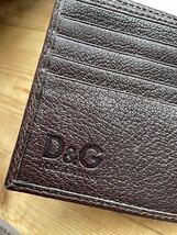 DOLCE＆GABBANA D&G 二つ折り財布 ミニ財布　ドルガバロゴプレート　ドルチェ＆ガッバーナ_画像3